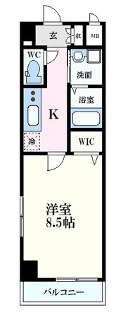 本川町駅 徒歩2分 4階の物件間取画像